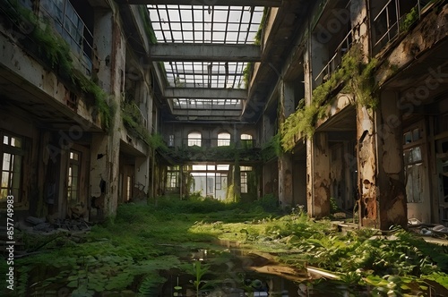 old abandoned building