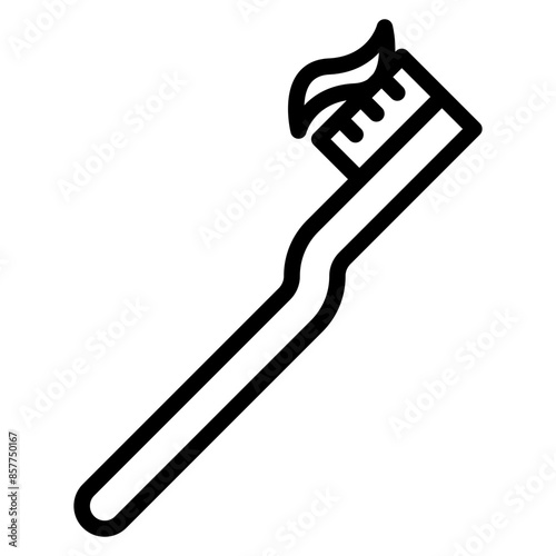 Children Toothbrush icon vector image. Can be used for Raising Children.