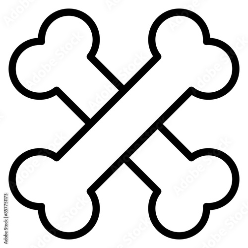 Bone icon vector image. Can be used for Mining And Crafting.
