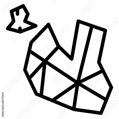 Ore icon vector image. Can be used for Mining And Crafting.