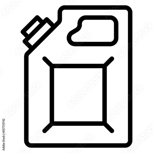 Gasoline Jug icon vector image. Can be used for Oil And Gas.