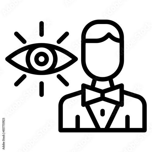 First Impressions icon vector image. Can be used for Dating App.