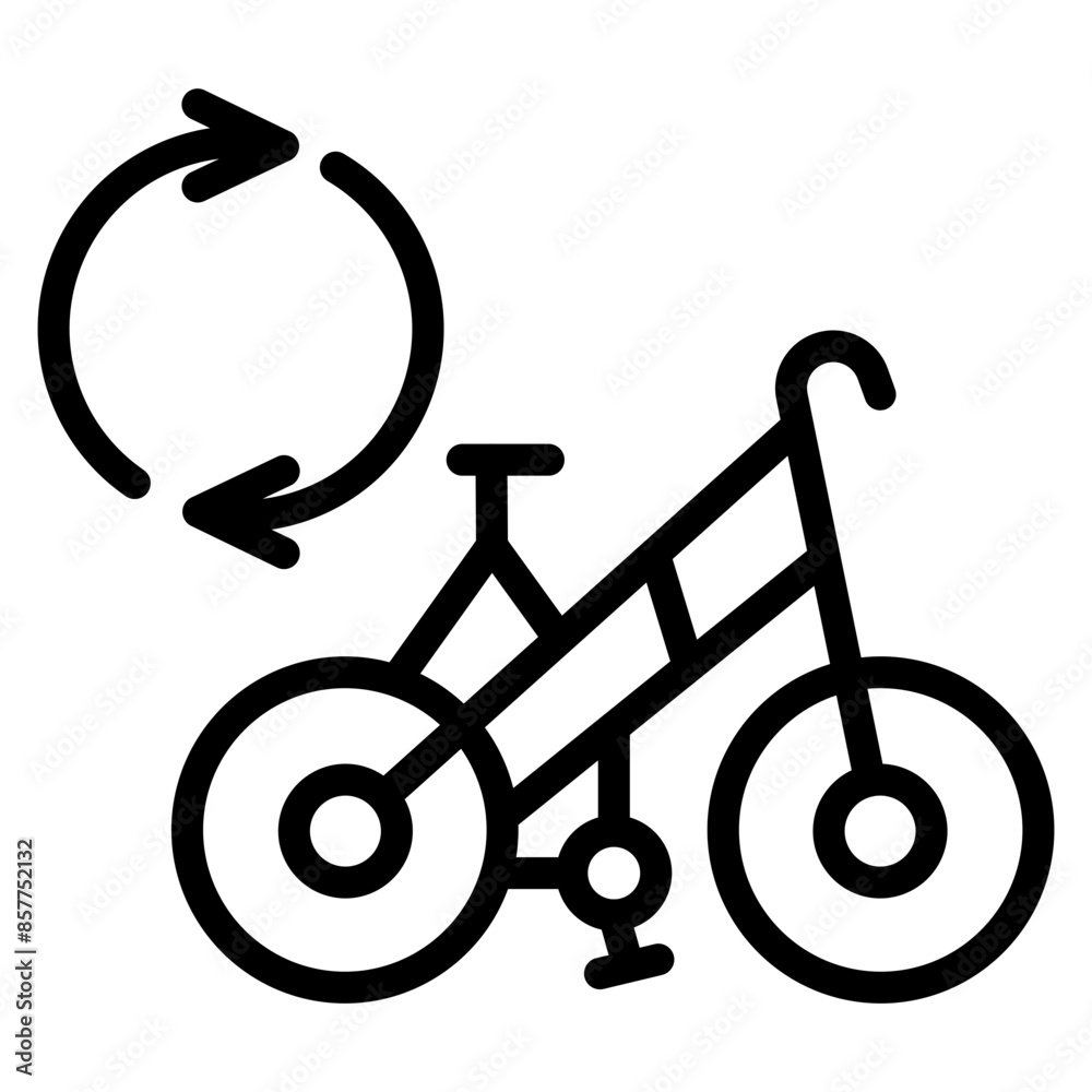 Bike Sharing icon vector image. Can be used for Eco Development. Bike Sharing icon vector image. Can be used for Eco Development.