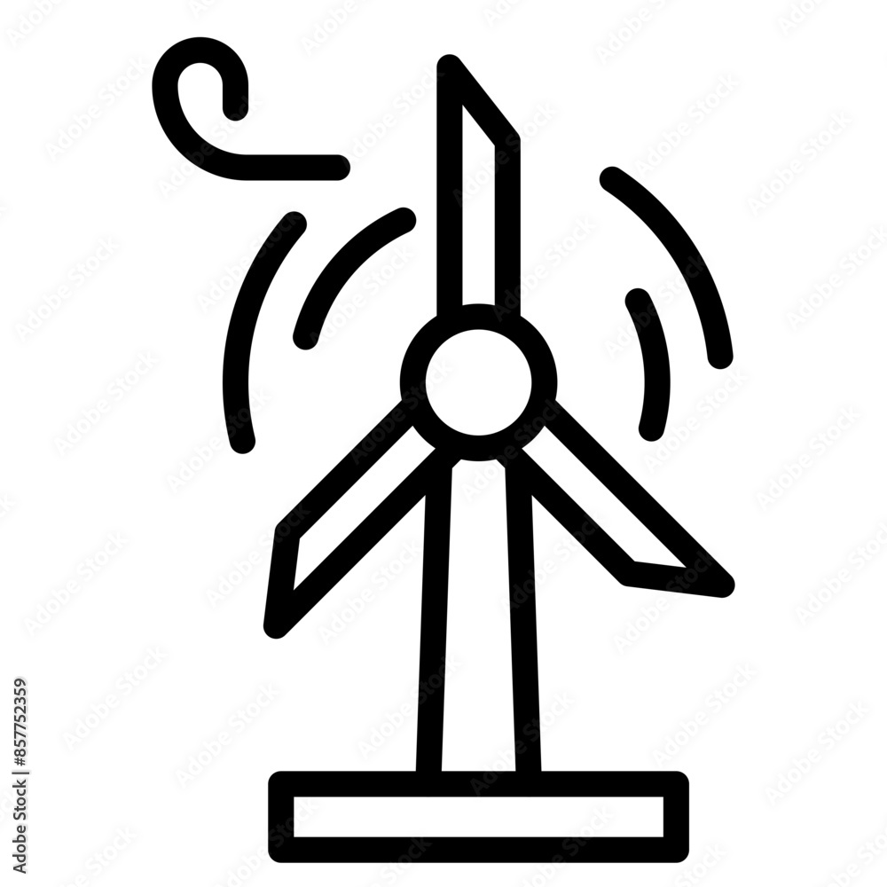 Wind Turbine icon vector image. Can be used for Eco Development. Wind Turbine icon vector image. Can be used for Eco Development.