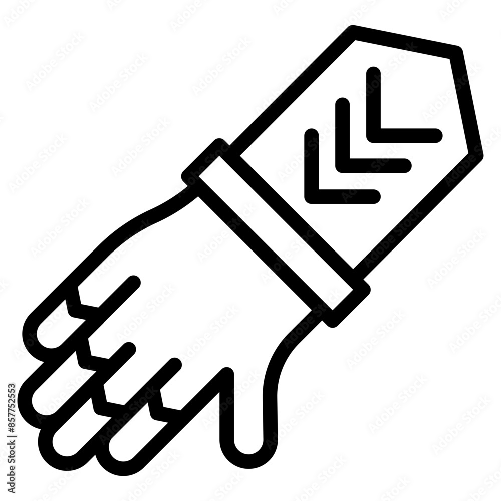 Royal Gauntlet icon vector image. Can be used for Empire. Royal Gauntlet icon vector image. Can be used for Empire.