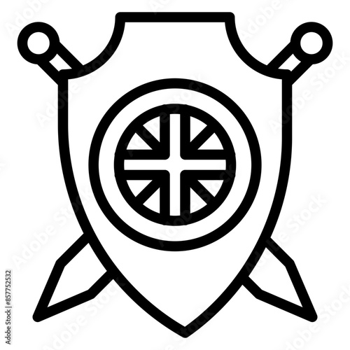 Kingdom Sentinel icon vector image. Can be used for Empire.