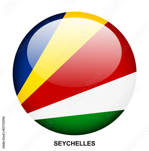 SEYCHELLES flag button on white background Free Download SEYCHELLES flag button on white background - GFXLoad