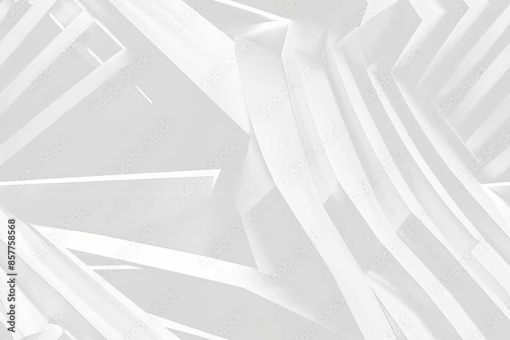 Fototapeta premium White Minimalist Abstract Background created with Generative AI
