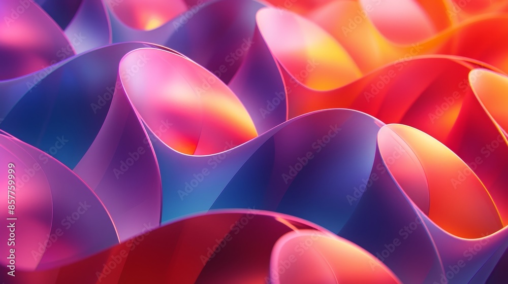 Abstract Gradients Patterns: A 3D image featuring abstract patterns and shapes with gradient color schemes Abstract Gradients Patterns: A 3D image featuring abstract patterns and shapes with gradient color schemes