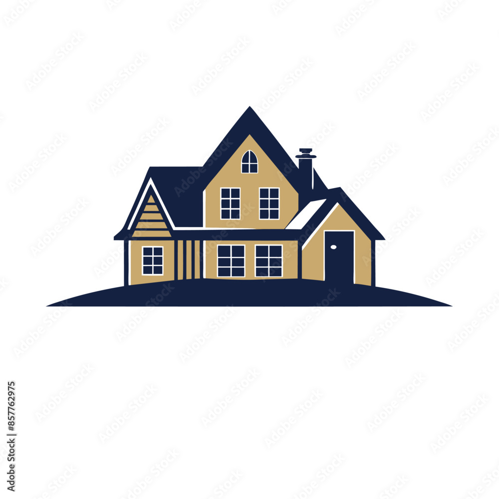 Luxury vector logo icon silhouette illustration white background. Luxury vector logo icon silhouette illustration white background.