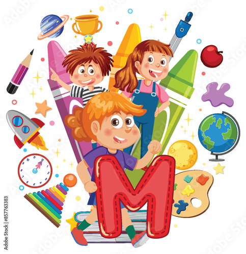 Kids exploring creativity and learning together