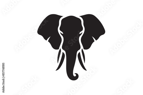 Classy Elephant Silhouette Graphic for Flexible Designs