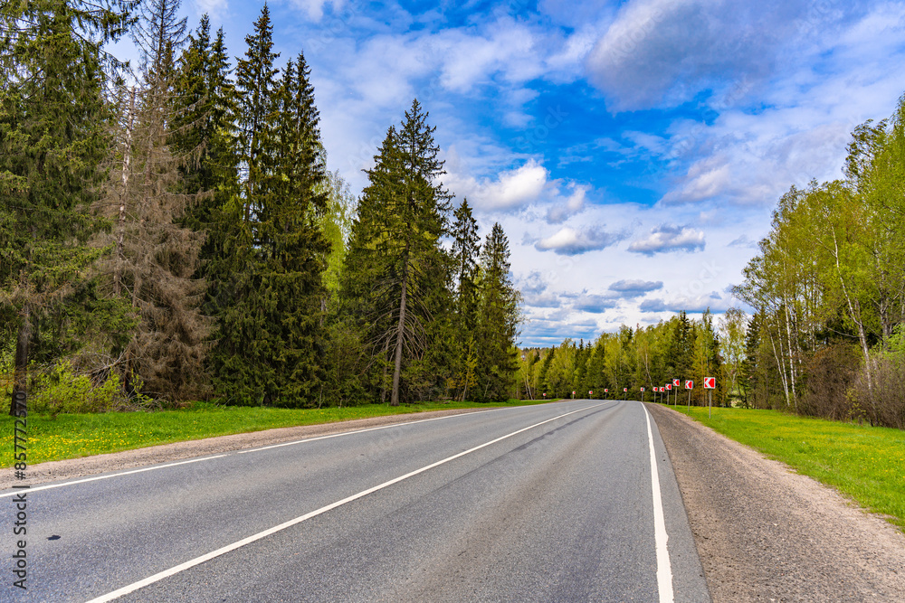 Fototapeta premium Moscow. City bustle. Nature.
