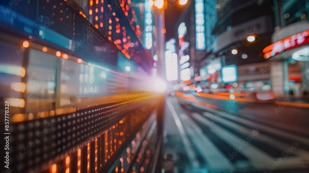 A blurry depiction of a bustling city street with bright lights and moving vehicles at night, Capture the essence of a bustling stock market with dynamic patterns and movement A blurry depiction of a bustling city street with bright lights and moving vehicles at night, Capture the essence of a bustling stock market with dynamic patterns and movement