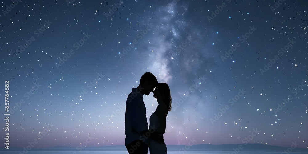 Love is like an infinite universe full of stars symbolizing endless possibilities. Concept Love, Universe, Stars, Possibilities, Infinite Love is like an infinite universe full of stars symbolizing endless possibilities. Concept Love, Universe, Stars, Possibilities, Infinite