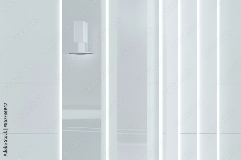 White Minimalist Abstract Background created with Generative AI White Minimalist Abstract Background created with Generative AI