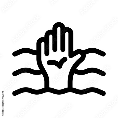 Drowning Icon