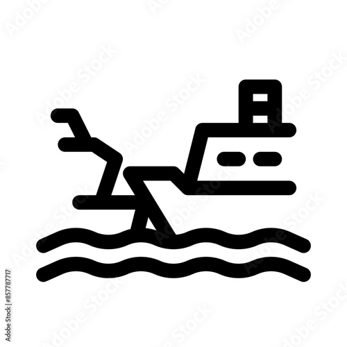 Ship Crash Icon