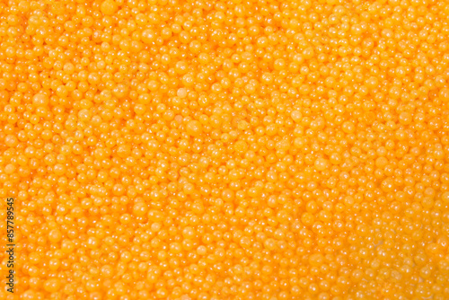 bath salts and spa treatments in orange, background