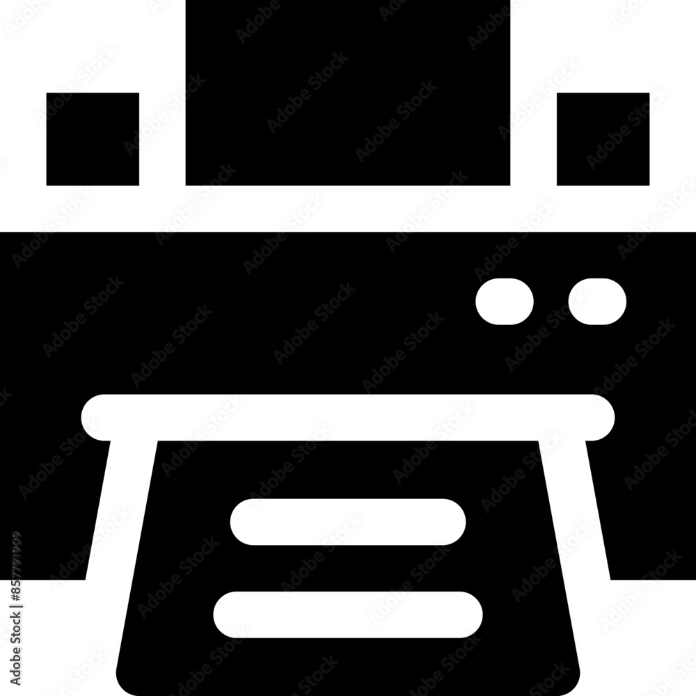 printer icon. vector glyph icon for your website, mobile, presentation, and logo design. printer icon. vector glyph icon for your website, mobile, presentation, and logo design.