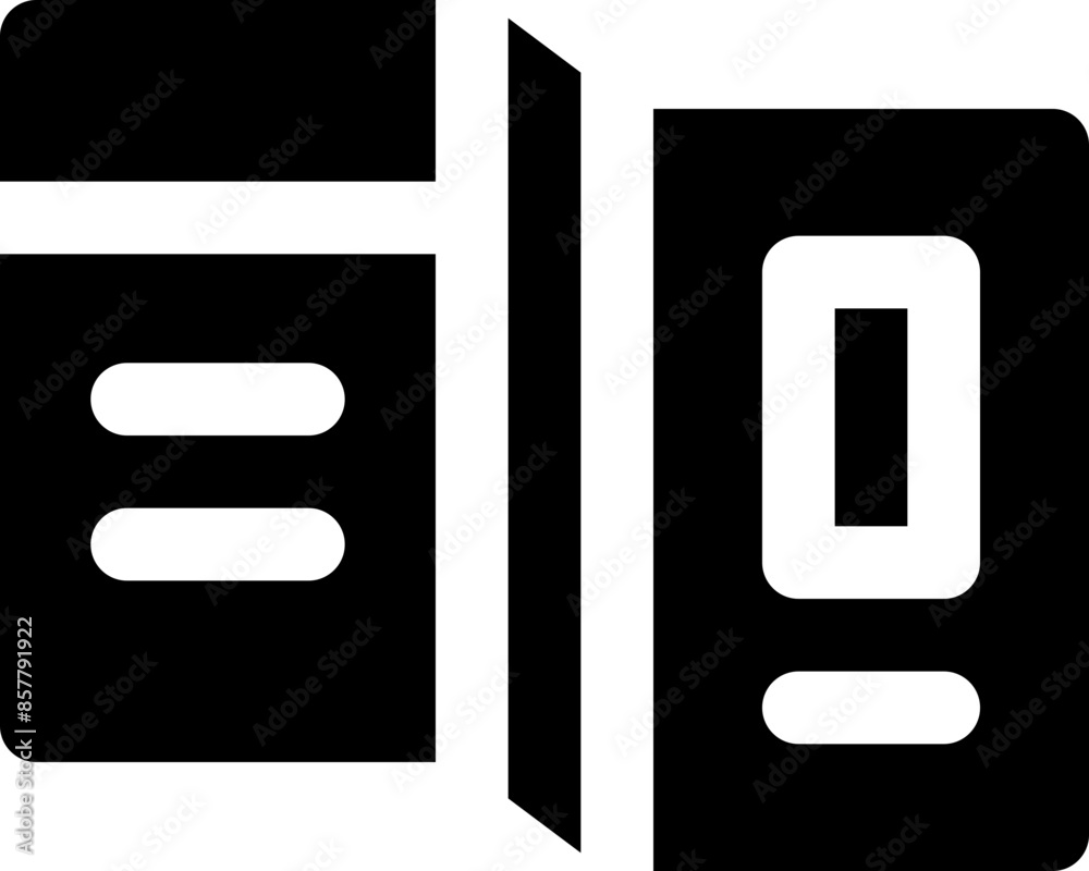 brochure icon. vector glyph icon for your website, mobile, presentation, and logo design. brochure icon. vector glyph icon for your website, mobile, presentation, and logo design.