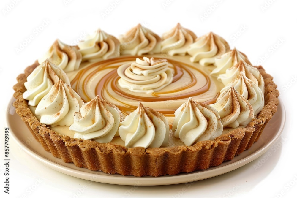 Exquisite Caramel Apple Cream Pie with Vanilla Pudding and Caramel Drizzle Exquisite Caramel Apple Cream Pie with Vanilla Pudding and Caramel Drizzle