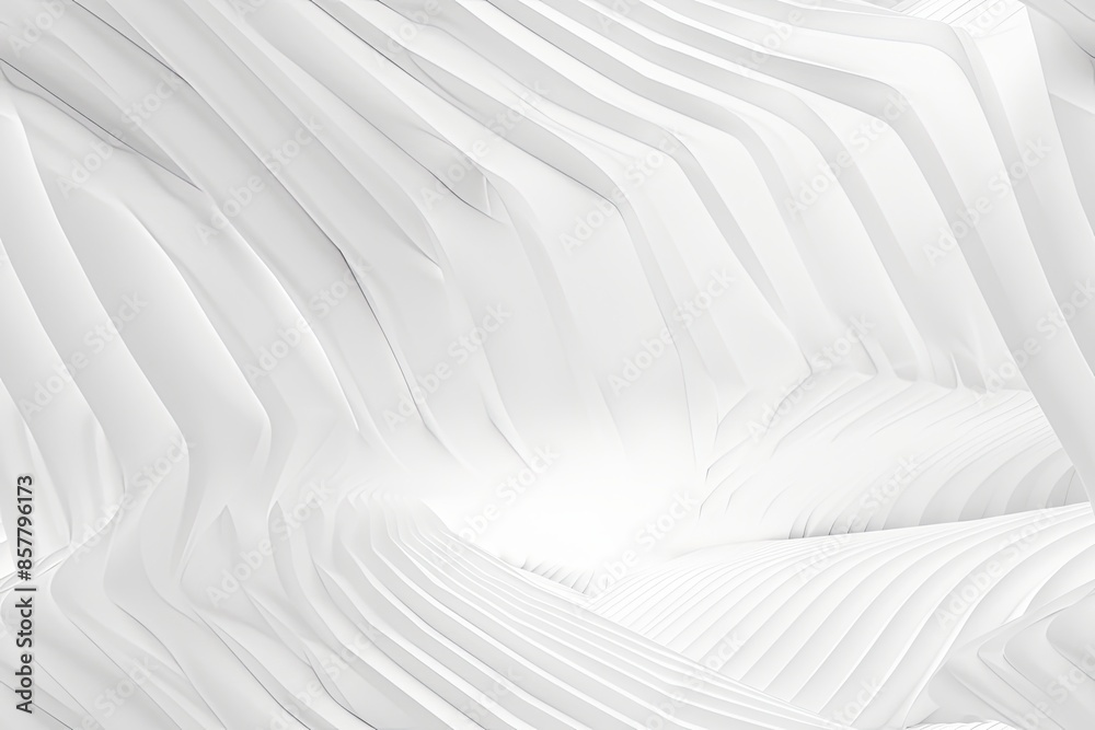 Obraz premium White Minimalist Abstract Background created with Generative AI