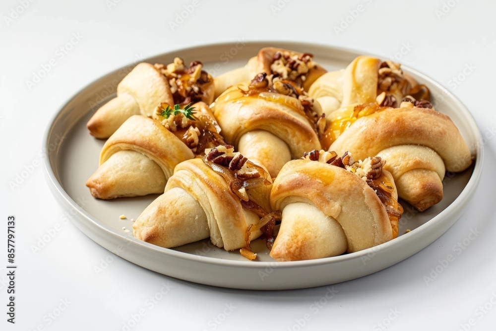 Caramelized Onion Cheddar Rugelach for Entertaining Caramelized Onion Cheddar Rugelach for Entertaining