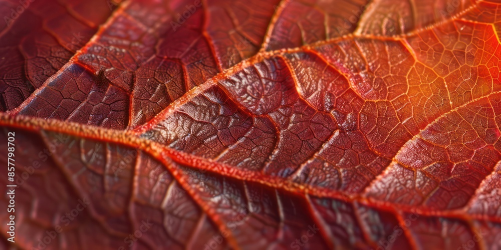 Obraz premium Dry leaf macro brown fall season