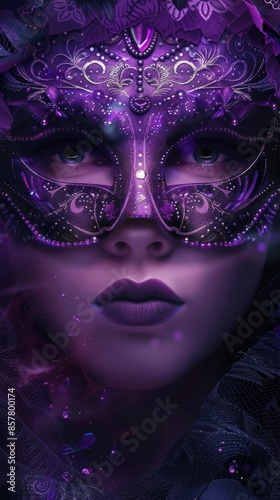 Halloween Midnight Masquerade Background Design