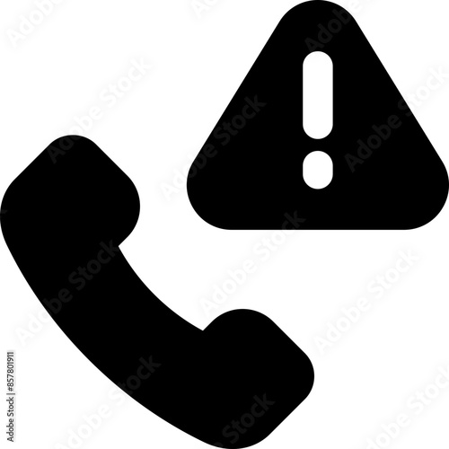 emergency call icon. vector glyph icon for your website, mobile, presentation, and logo design.
