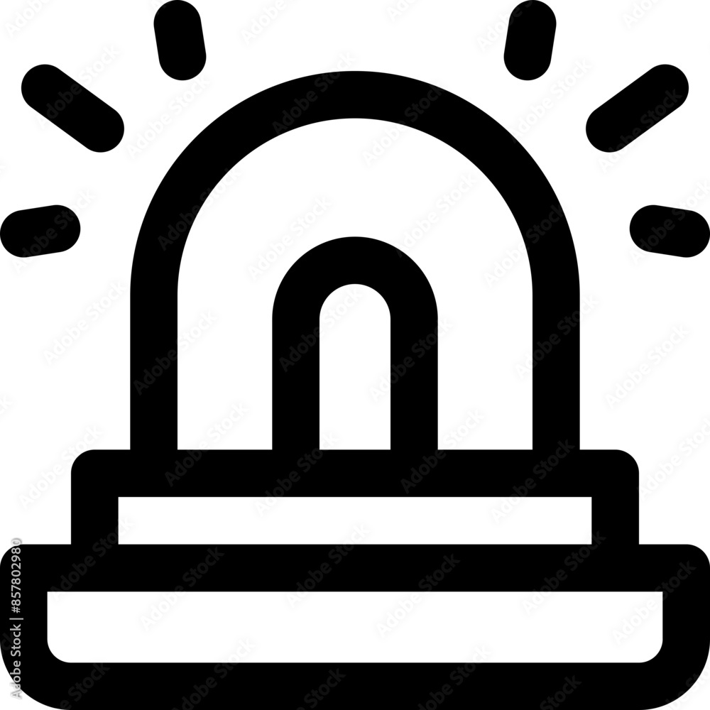 Fototapeta premium emergency icon. vector line icon for your website, mobile, presentation, and logo design.
