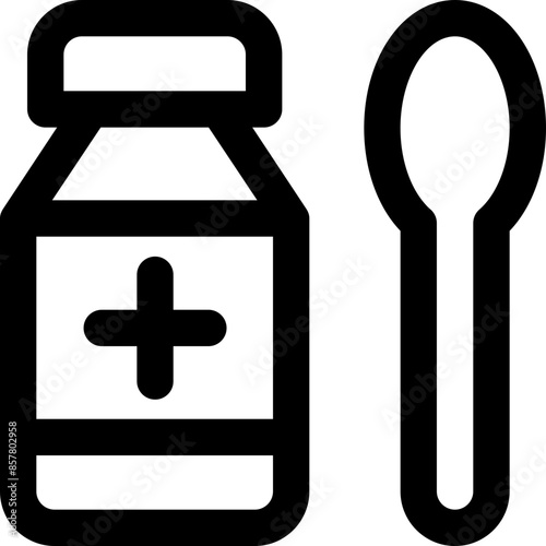 syrup icon. vector line icon for your website, mobile, presentation, and logo design.