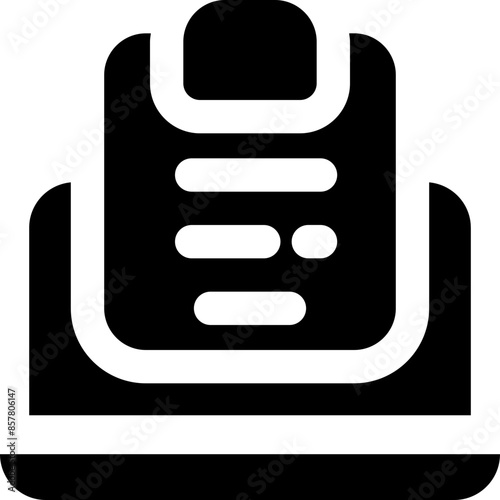 administrator icon. vector glyph icon for your website, mobile, presentation, and logo design.