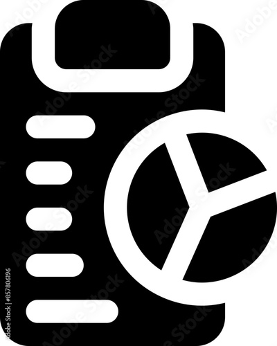 analytics icon. vector glyph icon for your website, mobile, presentation, and logo design.