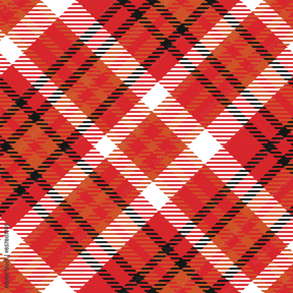 Fototapeta premium Scottish Tartan Plaid Seamless Pattern, Traditional Scottish Checkered Background. for Scarf, Dress, Skirt, Other Modern Spring Autumn Winter Fashion Textile Design.