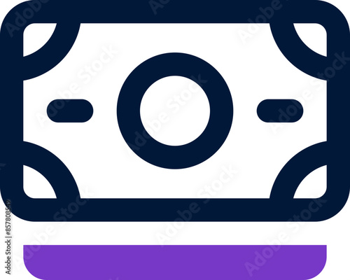 money icon. vector dual tone icon for your website, mobile, presentation, and logo design.