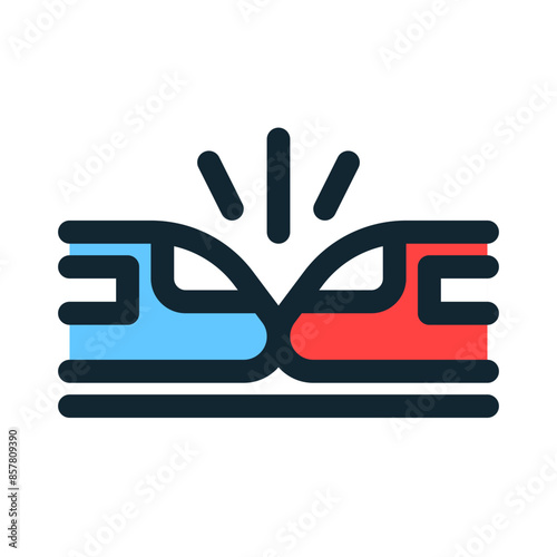 Train Crash Icon