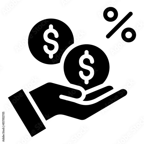 Mutual Fund  Icon Element For Design