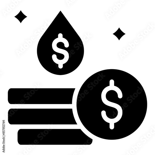 Liquidity  Icon Element For Design