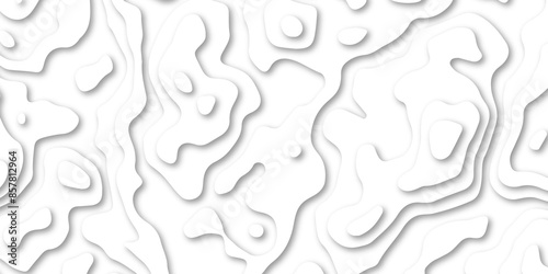 Abstract background with waves. Abstract Papercut and multi layer cutout geometric patten on vector, Abstract soft white background with waves.