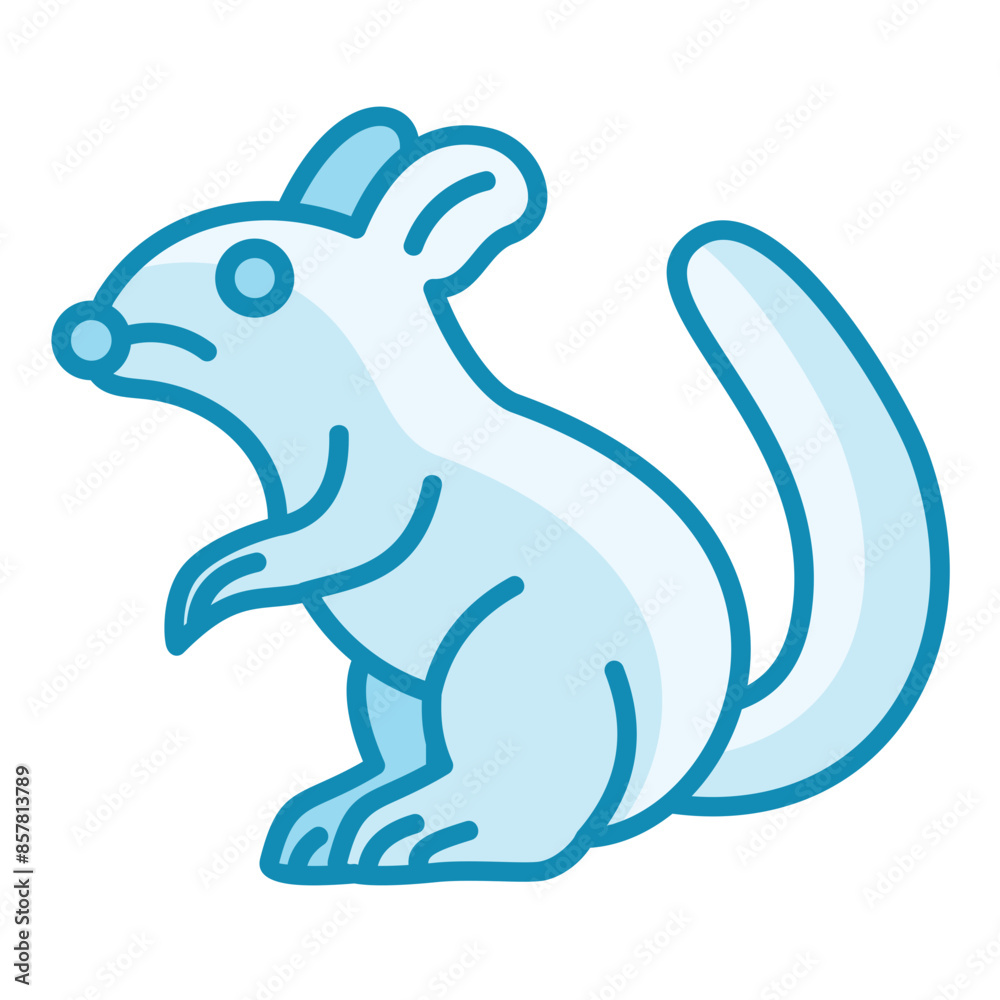 Fototapeta premium Chinchilla Icon