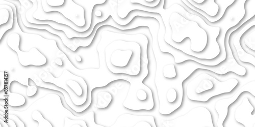 Abstract background with waves. Abstract Papercut and multi layer cutout geometric patten on vector, Abstract soft white background with waves.