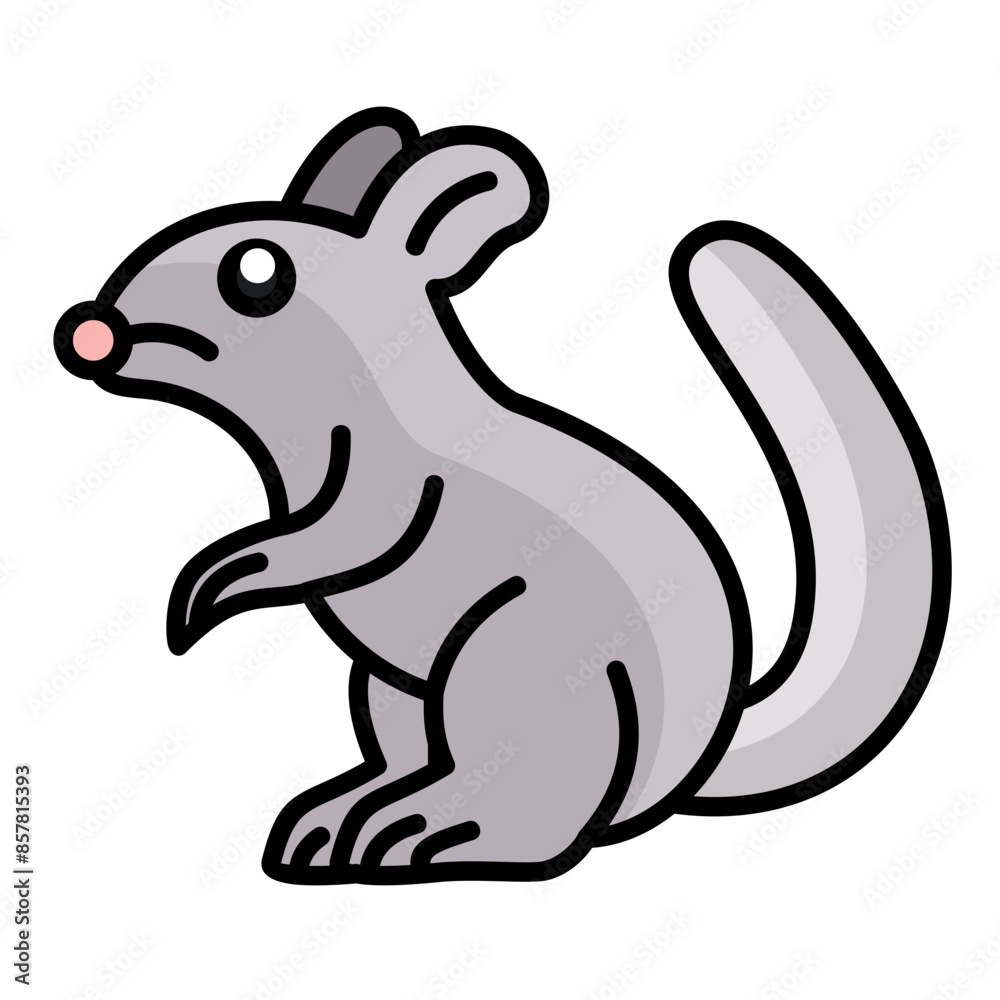 Fototapeta premium Chinchilla Icon