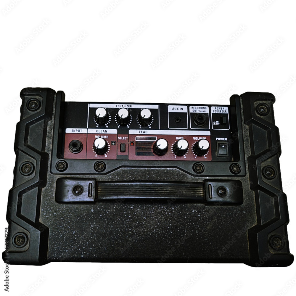 Fototapeta premium Knobs on a guitar amplifier