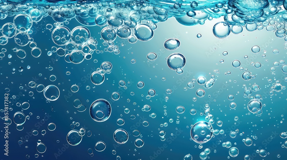 Bubbles Background, Generative AI Bubbles Background, Generative AI