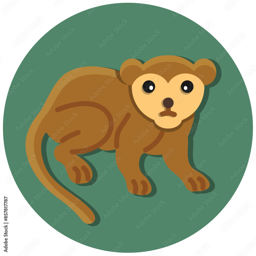 Obraz premium Kinkajou Icon