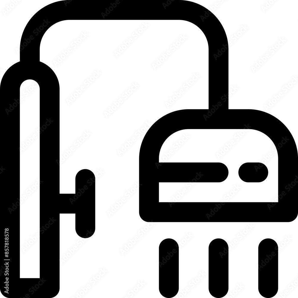 shower icon. vector line icon for your website, mobile, presentation, and logo design. shower icon. vector line icon for your website, mobile, presentation, and logo design.