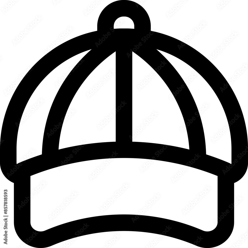 hat icon. vector line icon for your website, mobile, presentation, and logo design. hat icon. vector line icon for your website, mobile, presentation, and logo design.