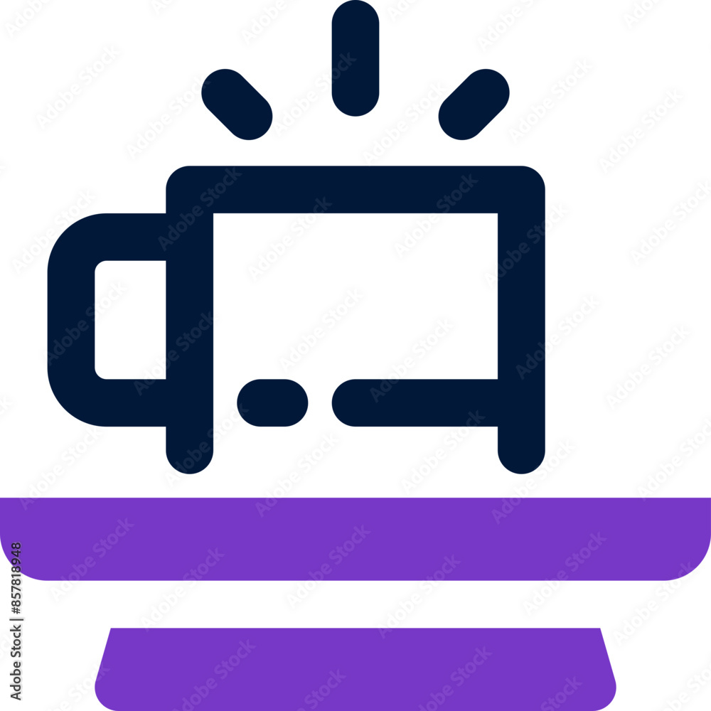 tea mug icon. vector dual tone icon for your website, mobile, presentation, and logo design. tea mug icon. vector dual tone icon for your website, mobile, presentation, and logo design.